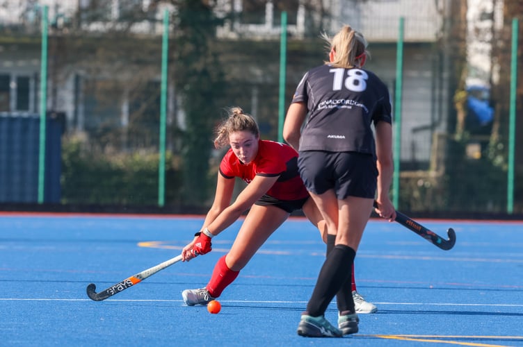 Molly Howland (left) will be hoping to help Castletown A clinch the Women's Premiership title this weekend (Photo: Callum Staley/CJS Photography)